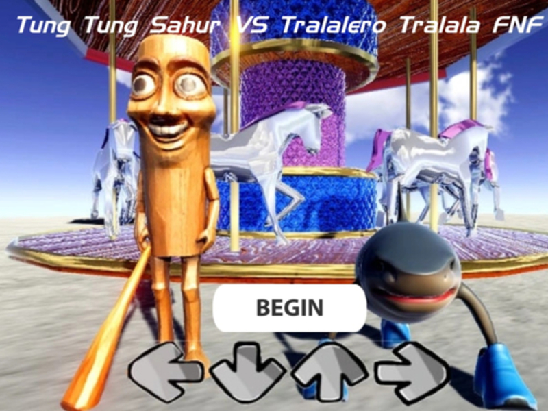 遊戲Tung Sahur vs Tralalero Tralala FNF在線