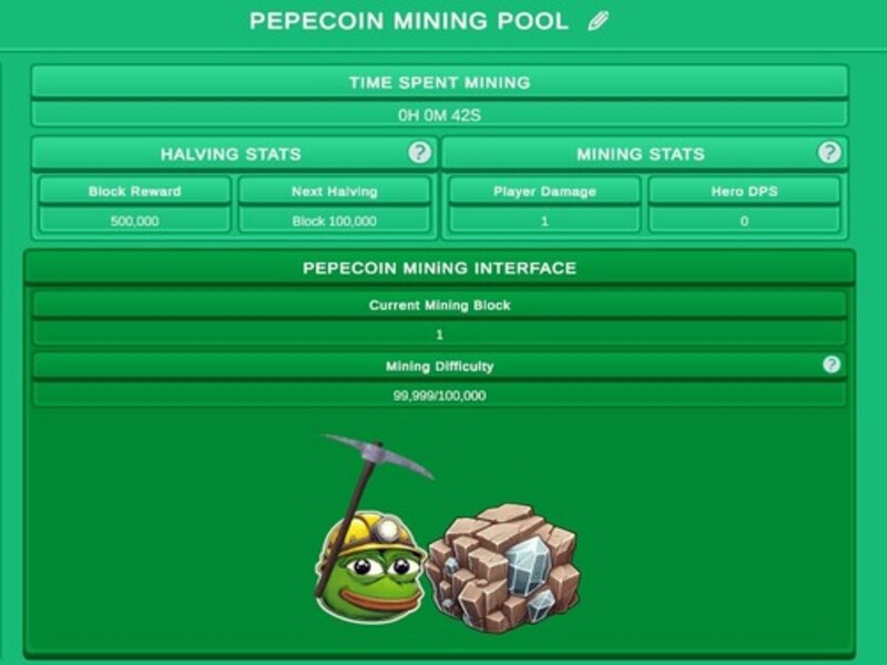 遊戲Pepecoin礦工閒置模擬器在線