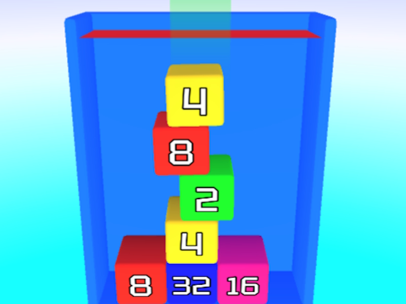 遊戲2048 3D：合併立方體在線