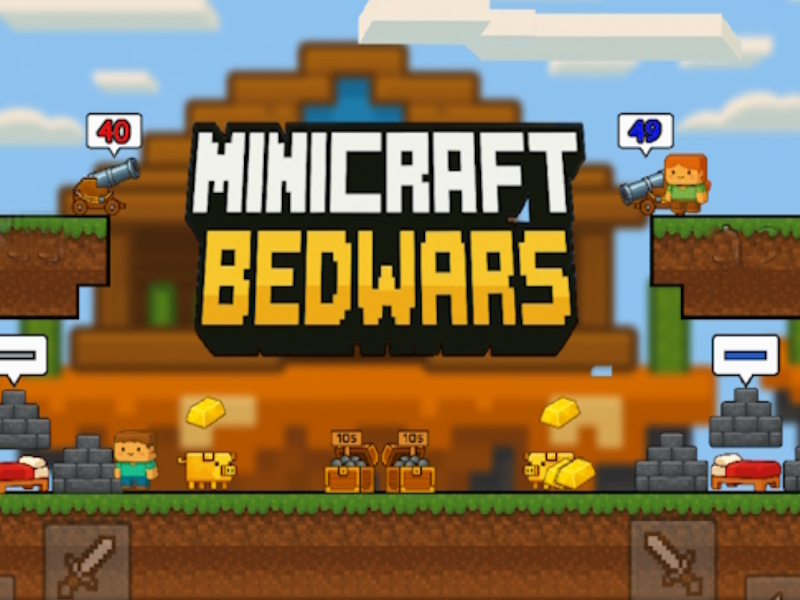 遊戲Minecraft Bedwars在線