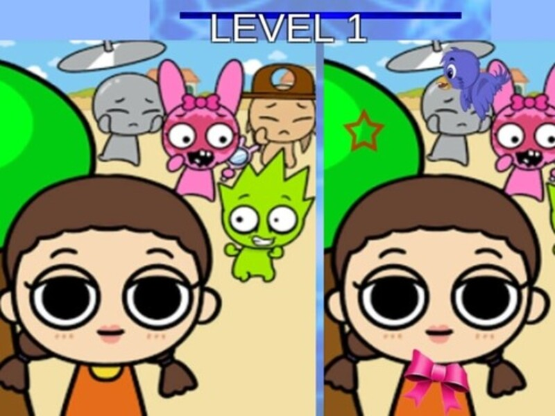 遊戲Sprunki和魷魚游戲差異在線