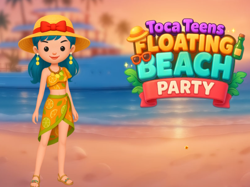 遊戲Toca青少年漂浮海灘派對在線