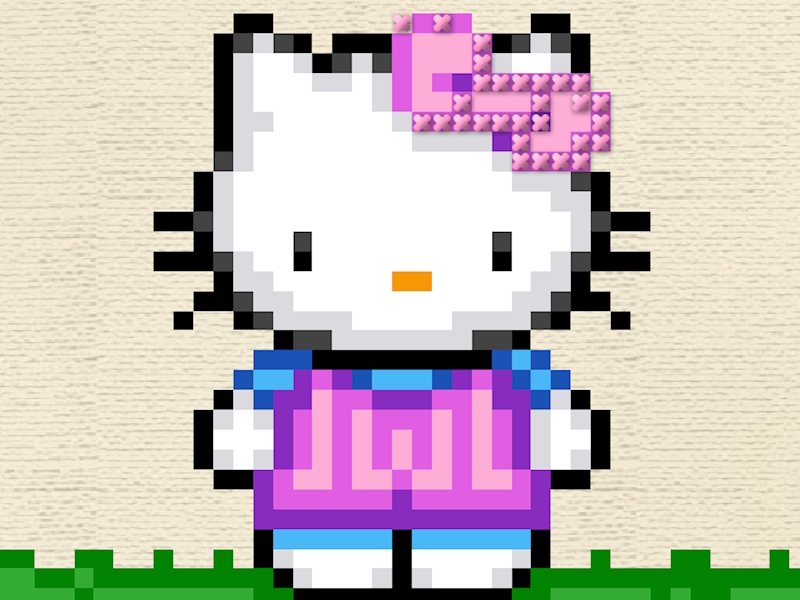 遊戲Hello Kitty Cross針跡在線
