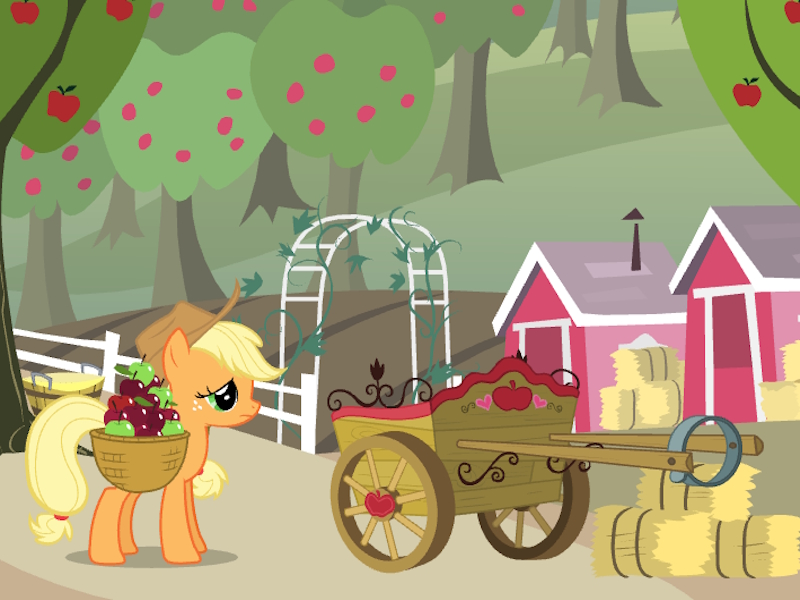 遊戲我的小馬駒Applejack的Apple Harvest在線